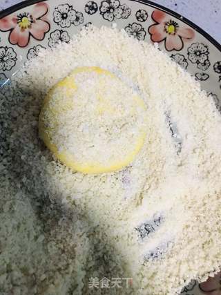 雪花南瓜饼的做法步骤:10