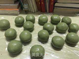 清明粿艾叶青团的做法步骤:9