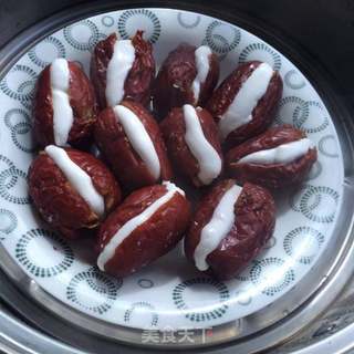 糯米红枣的做法步骤:6