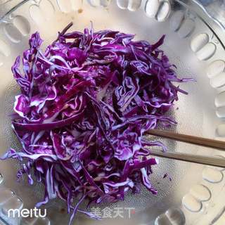糖醋紫甘蓝的做法步骤：4