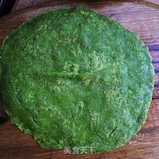 菠菜饼蘸汁的做法步骤:7