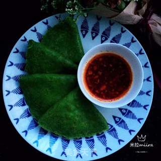 菠菜饼蘸汁的做法步骤:8