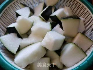 冬瓜山药汤的做法步骤:3