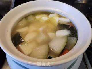 冬瓜山药汤的做法步骤:8