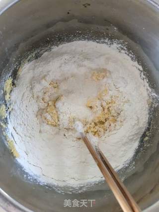 玉米紫薯粒发糕的做法步骤:3
