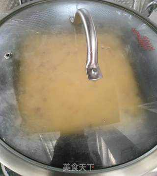 玉米紫薯粒发糕的做法步骤:10