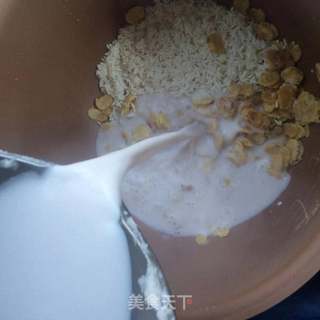 花生浆糯米粥的做法步骤:4
