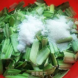 腌芥菜梗的做法步骤:6