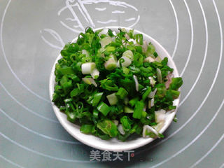 香葱蘑菇肉馅的做法步骤:4