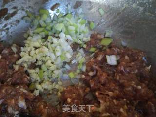 猪肉杏鲍菇胡萝卜包子的做法步骤:6