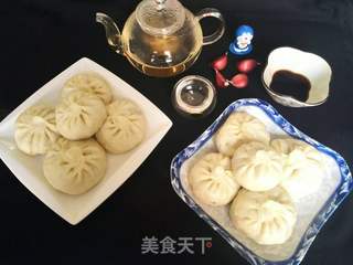 猪肉杏鲍菇胡萝卜包子的做法步骤:26