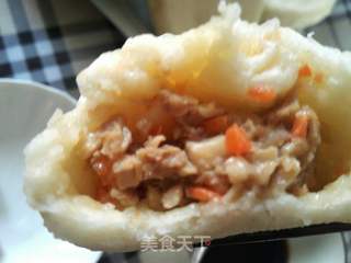 猪肉杏鲍菇胡萝卜包子的做法步骤:27