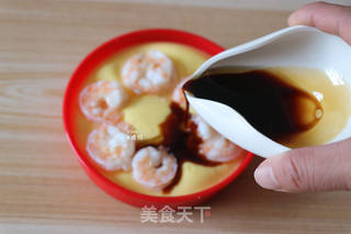 虾仁鸡蛋羹的做法步骤:10