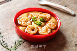 虾仁鸡蛋羹的做法步骤:11