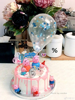 【小猪佩奇主题生日蛋糕】的做法步骤:21
