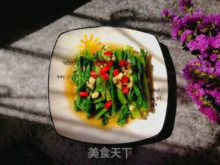 凉拌油麦菜的做法步骤：9