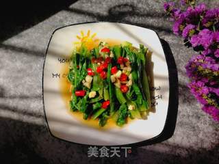 凉拌油麦菜的做法步骤：10