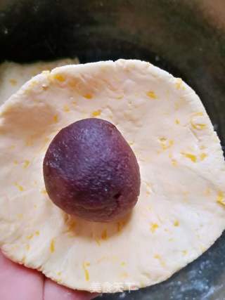 南瓜豆沙饼的做法步骤:8