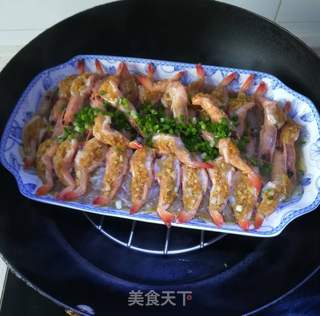 蒜蓉开背虾的做法步骤:9
