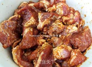 牙签肉的做法步骤:3