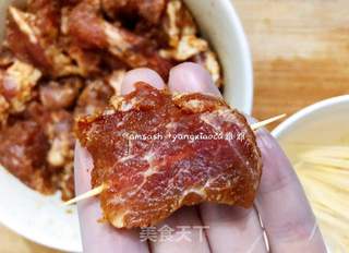 牙签肉的做法步骤:5