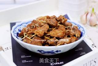 牙签肉的做法步骤:9