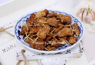 牙签肉的做法步骤:11