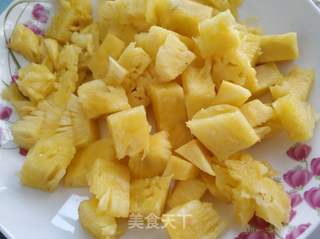 菠萝船水果沙拉的做法步骤：7