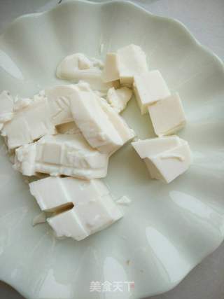 杏鲍菇豆腐羹的做法步骤:5