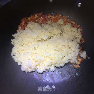 菠萝培根五彩饭的做法步骤:12