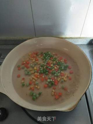 菠萝炒饭的做法步骤:3