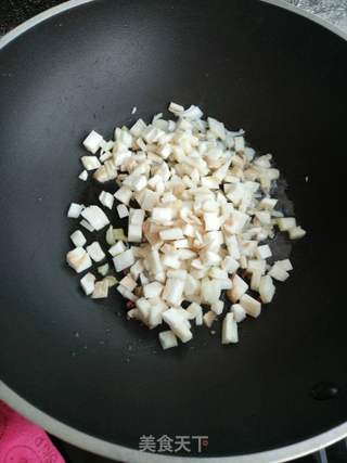 杏鲍菇豆腐羹的做法步骤:7