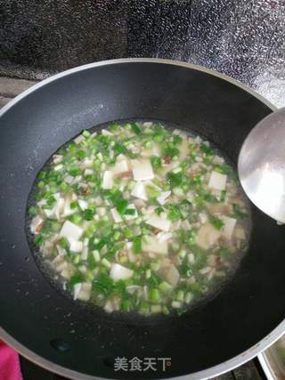 杏鲍菇豆腐羹的做法步骤:16