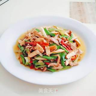 豆干炒肉的做法步骤:14