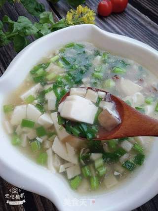 杏鲍菇豆腐羹的做法步骤:18