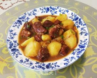 土豆炖牛肉的做法步骤:6
