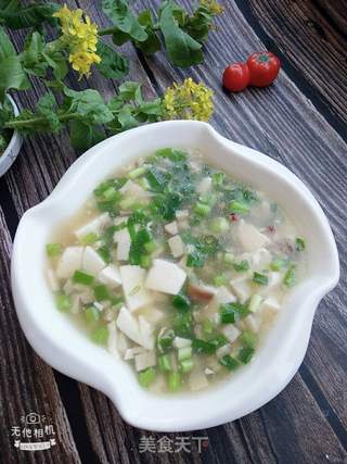 杏鲍菇豆腐羹的做法步骤:17