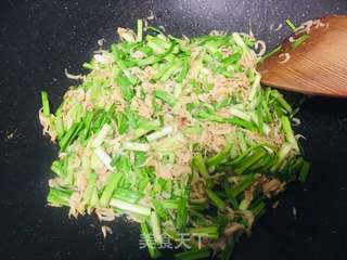 补钙百搭~蒜苗炒虾皮的做法步骤:7