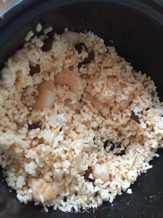 虾仁炒饭的做法步骤:8