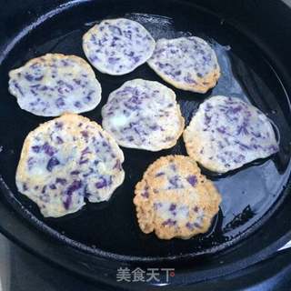 紫甘蓝鸡蛋饼的做法步骤:6