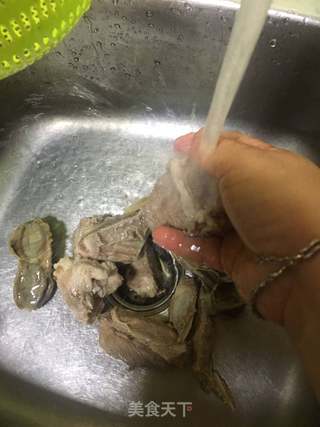 咸猪骨菜干粥的做法步骤:10