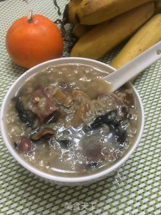 咸猪骨菜干粥的做法步骤:15
