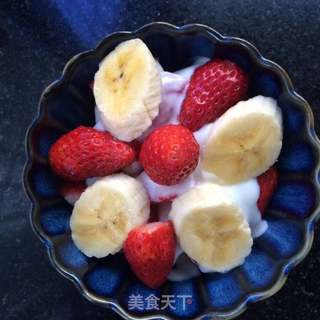 蓝莓香蕉酸奶碗的做法步骤:6
