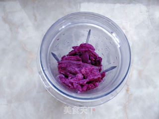 紫薯花生曲奇的做法步骤:3