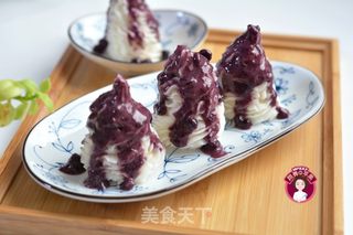 蓝莓山药的做法步骤:11