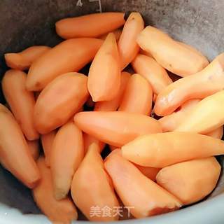 电高压锅焖红薯的做法步骤:4