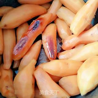 电高压锅焖红薯的做法步骤:5