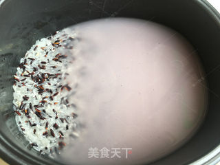 健康美味紫米糙米饭的做法步骤:2