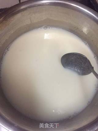 鸡蛋花豆浆的做法步骤：5