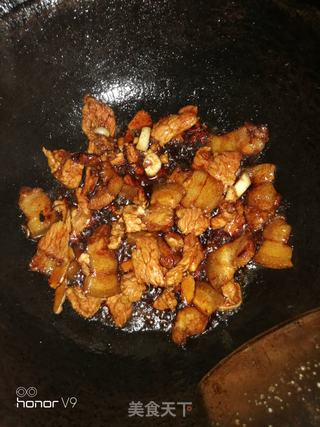 豆角香菇蒸面的做法步骤:8